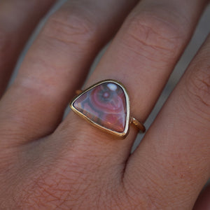 Ocean Jasper Elfin Ring