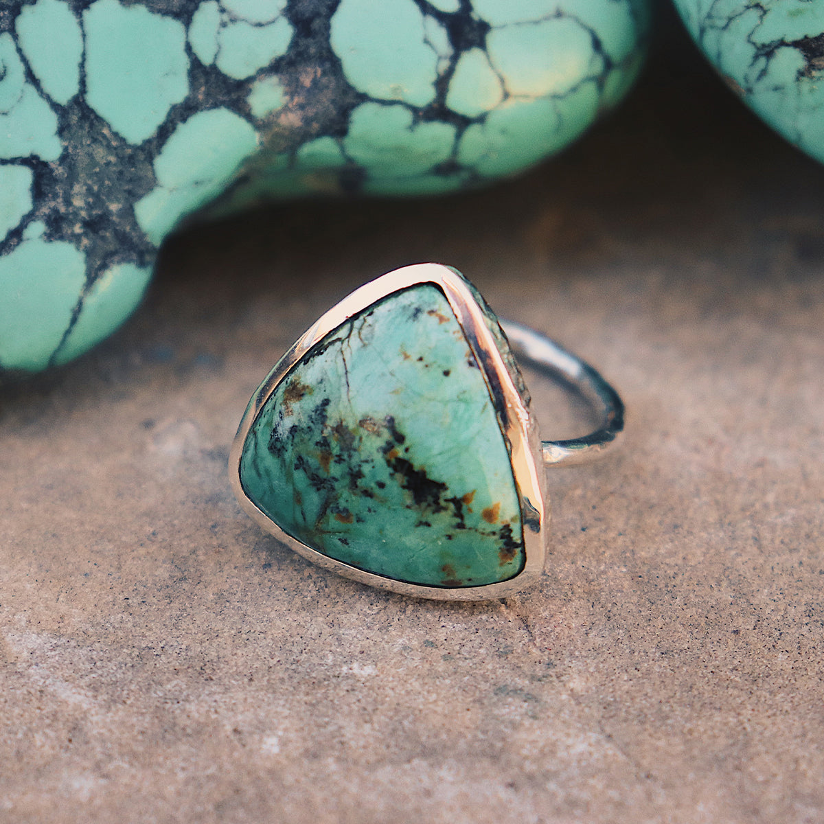 Bedouin Turquoise Elfin Ring