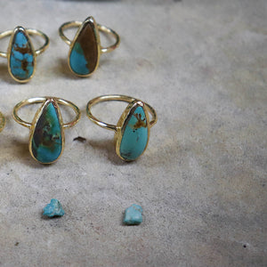 Royston Turquoise Elfin Ring