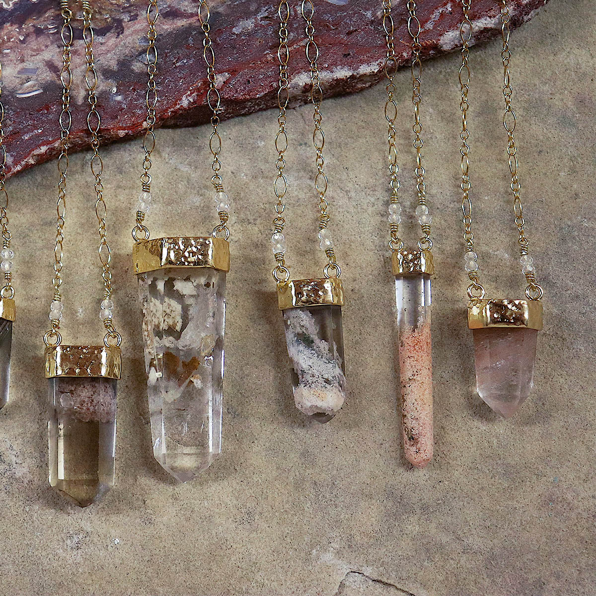 Rose Phantom Wand Necklace