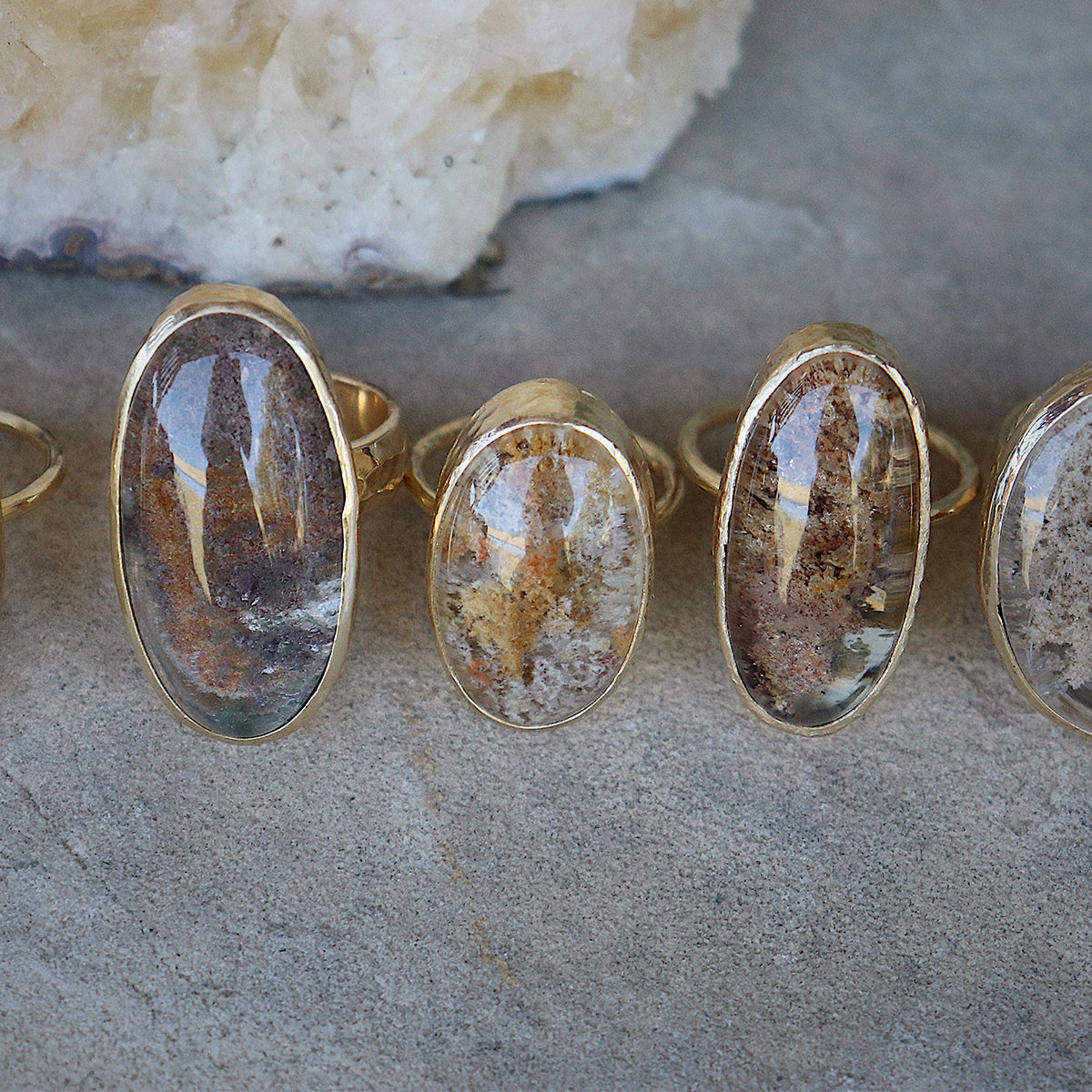 Garden Quartz Elfin Ring