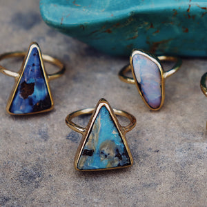 Boulder Opal Elfin Ring