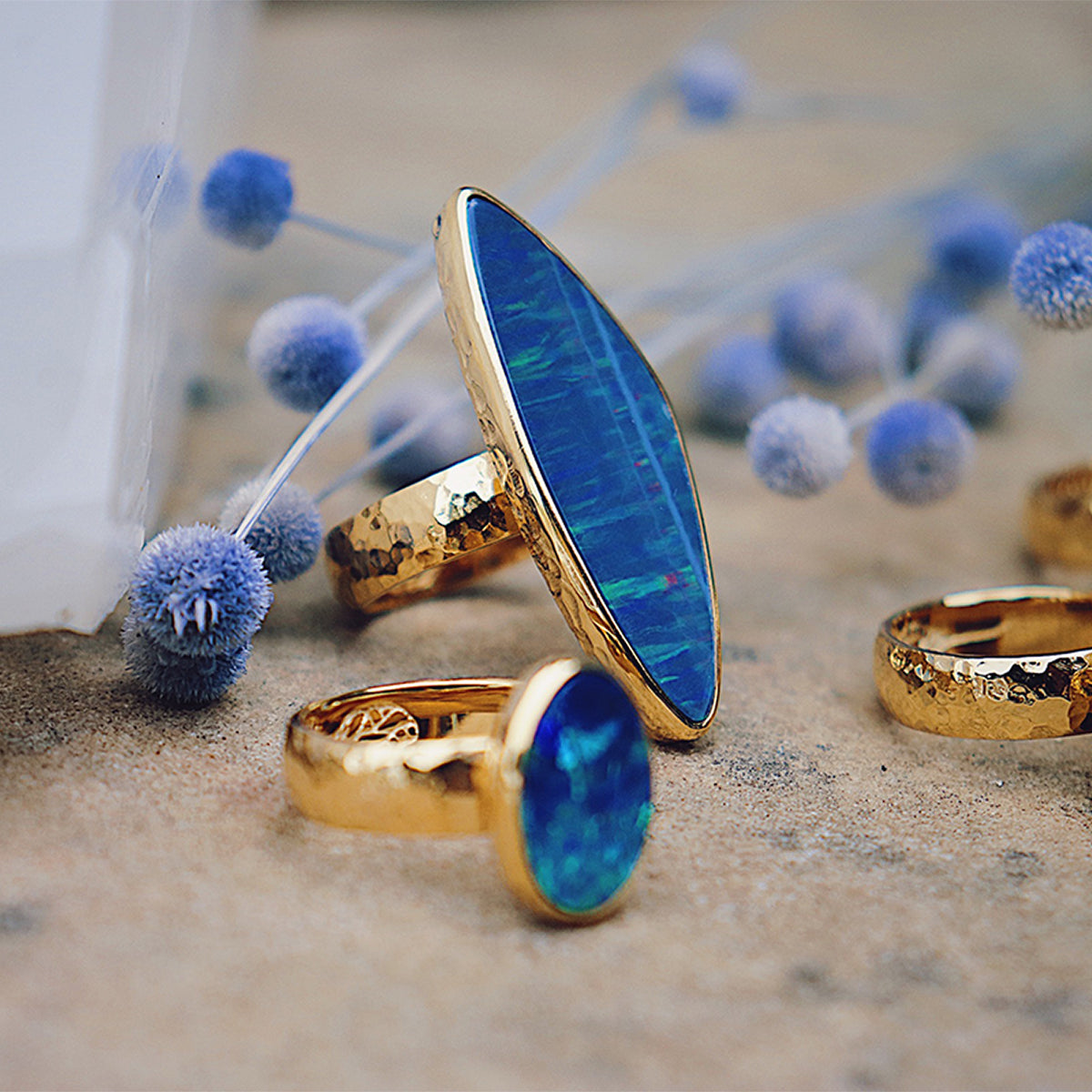 Fallen Star Opal Ring