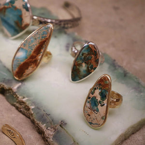 Copper Chrysocolla Ring
