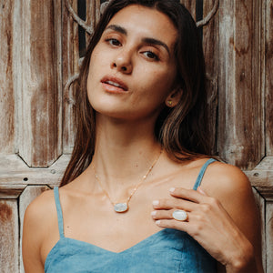 Rainbow Moonstone Necklace
