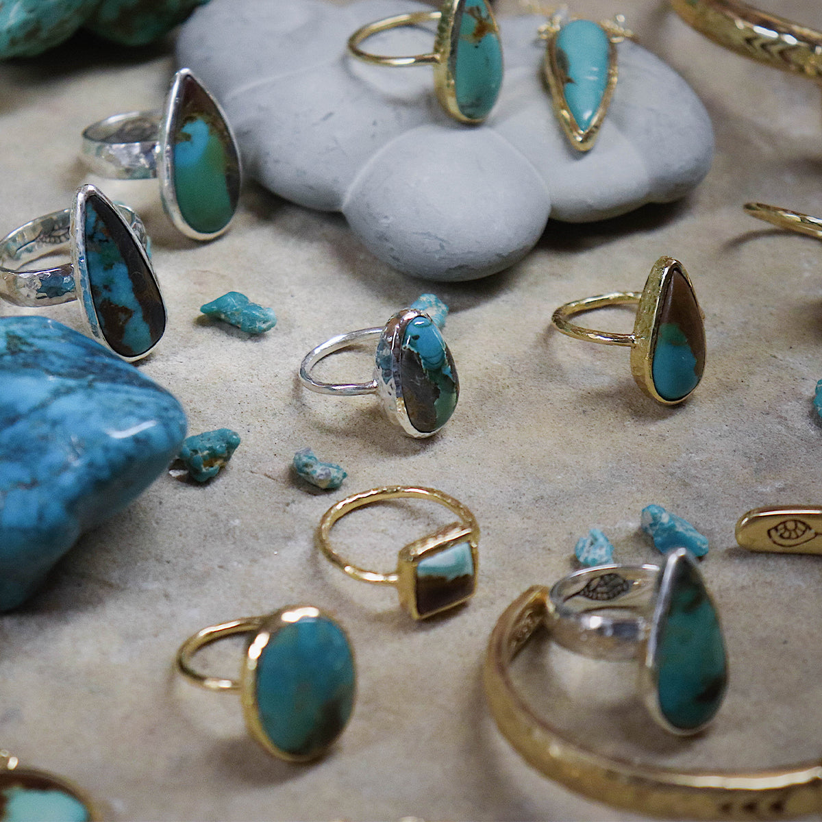 Royston Turquoise Elfin Ring