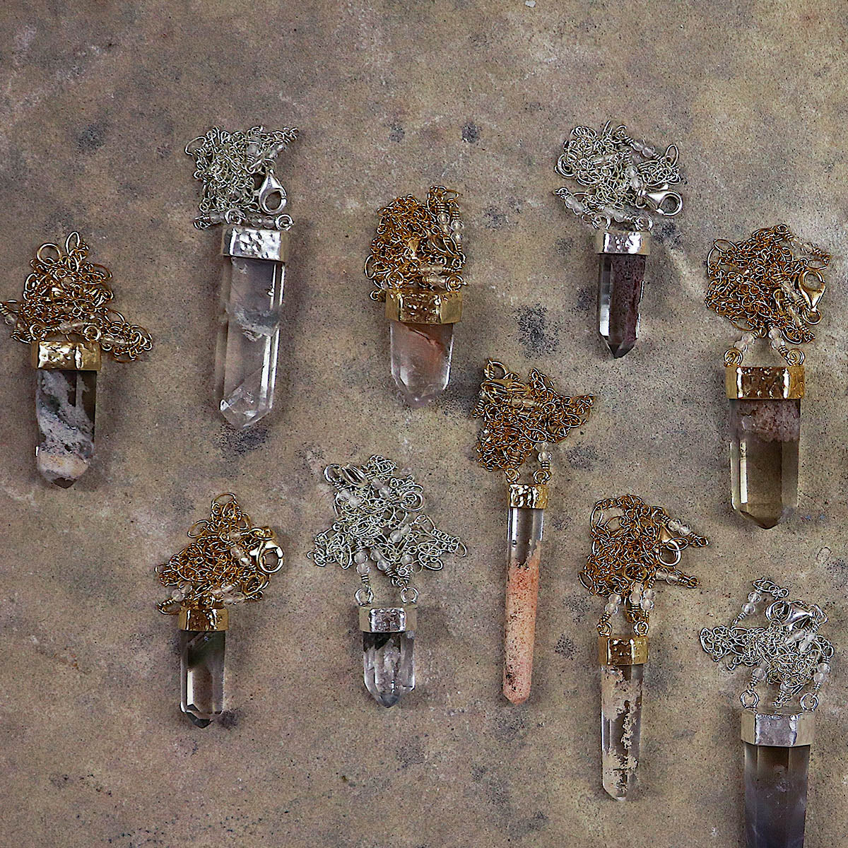 Rose Phantom Wand Necklace