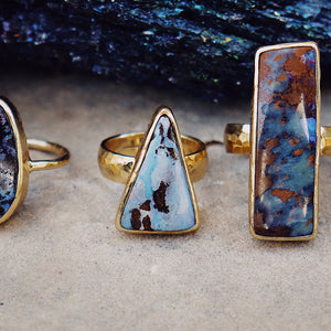 Boulder Opal Ring