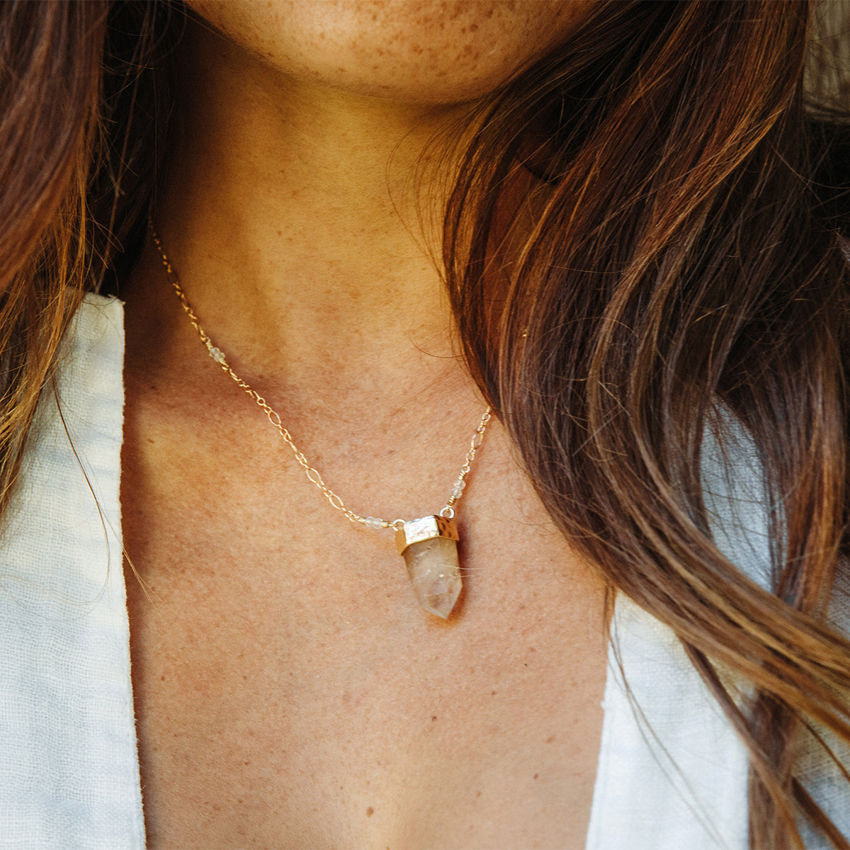 Rose Phantom Wand Necklace