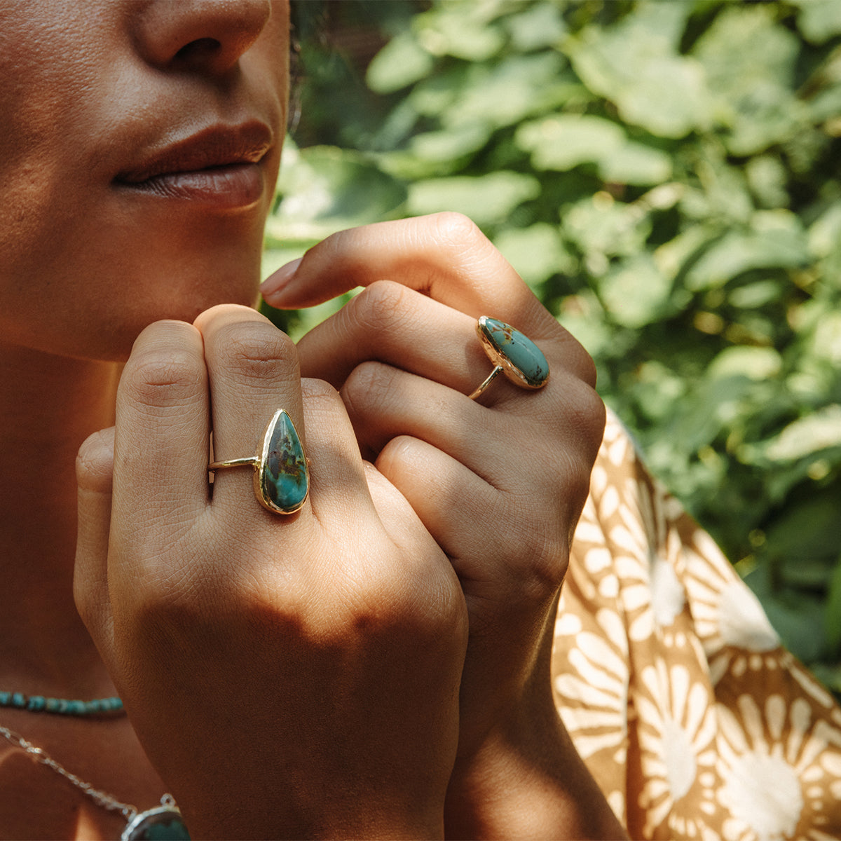 Royston Turquoise Elfin Ring