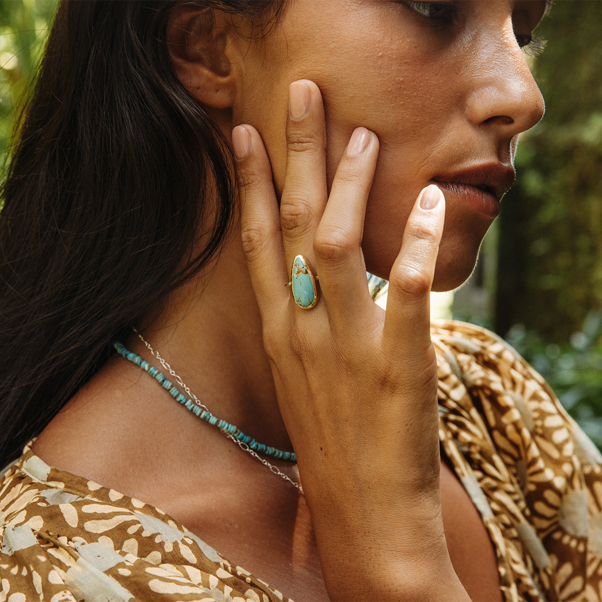 Royston Turquoise Elfin Ring