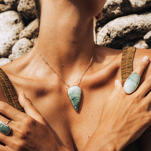 Moss Opal Necklace