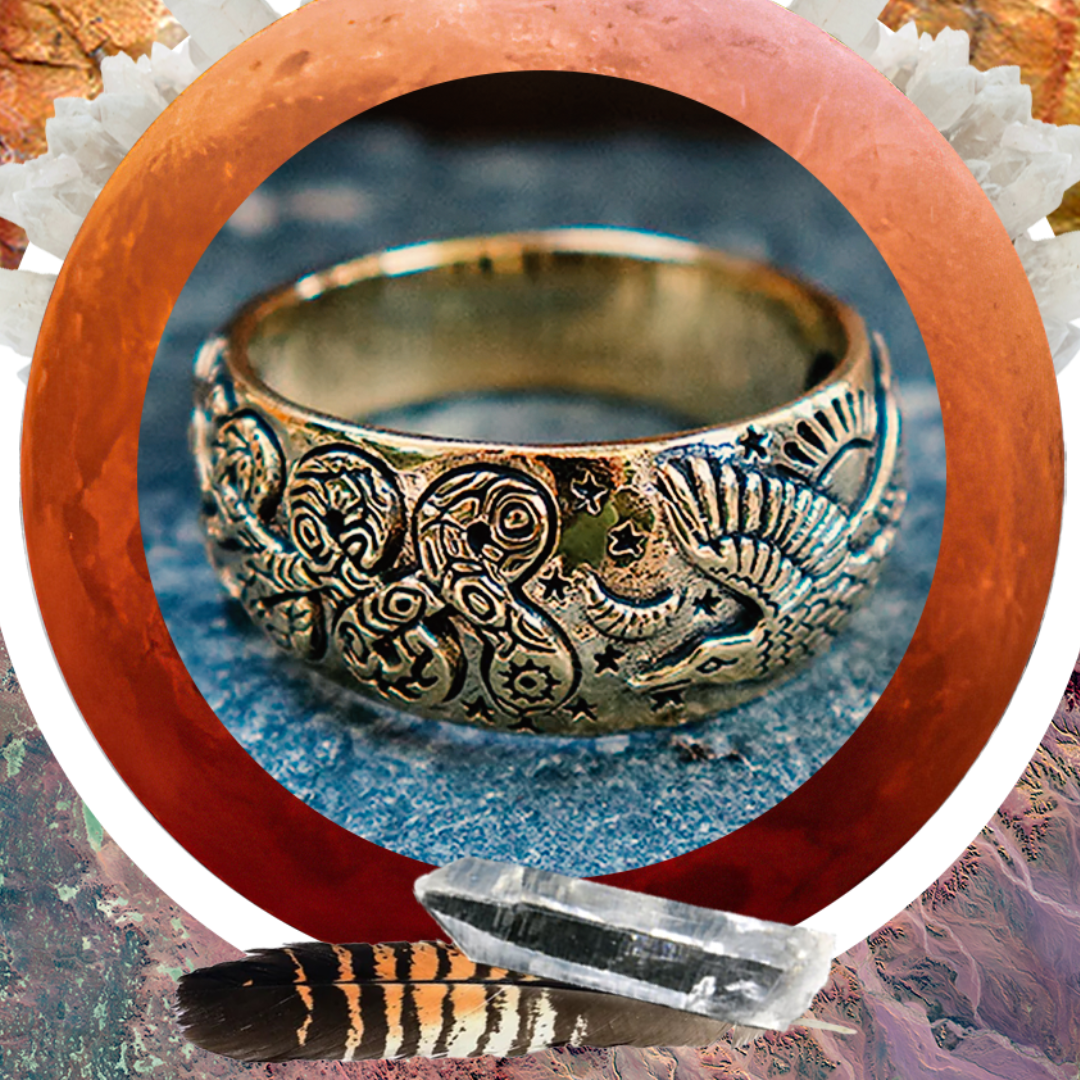 Men's Ring - no stone - Xavier Rudd Collab - Bahgsu Jewels Men's Ring - no stone - Xavier Rudd Collab - Bahgsu Jewels