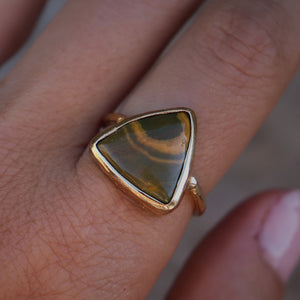 Ocean Jasper Elfin Ring