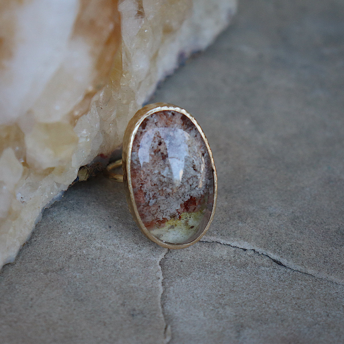 Garden Quartz Elfin Ring