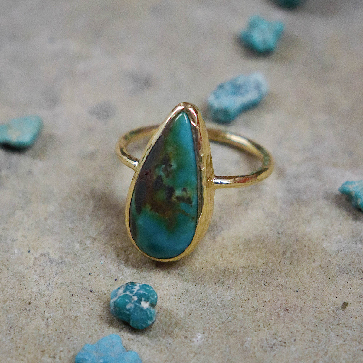 Royston Turquoise Elfin Ring