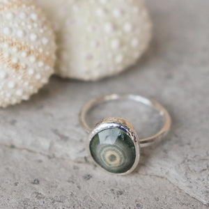 Ocean Jasper Elfin Ring