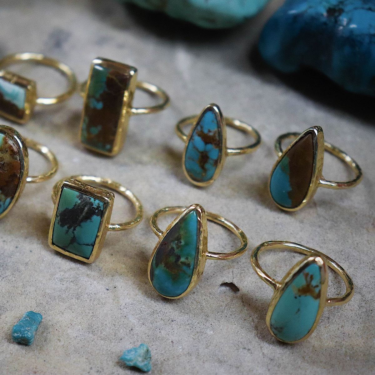 Royston Turquoise Elfin Ring