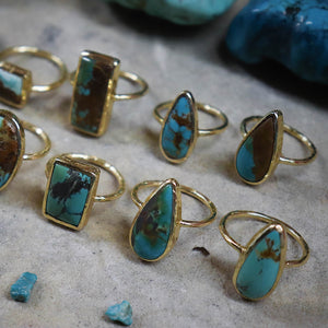 Royston Turquoise Elfin Ring