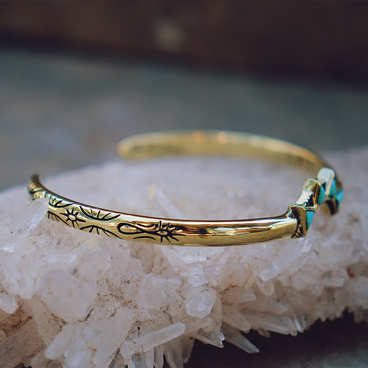 Your Light Cuff || Turquoise