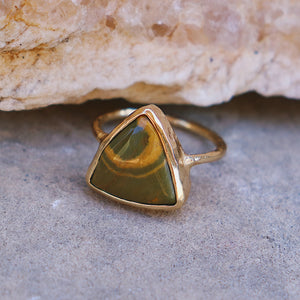 Ocean Jasper Elfin Ring