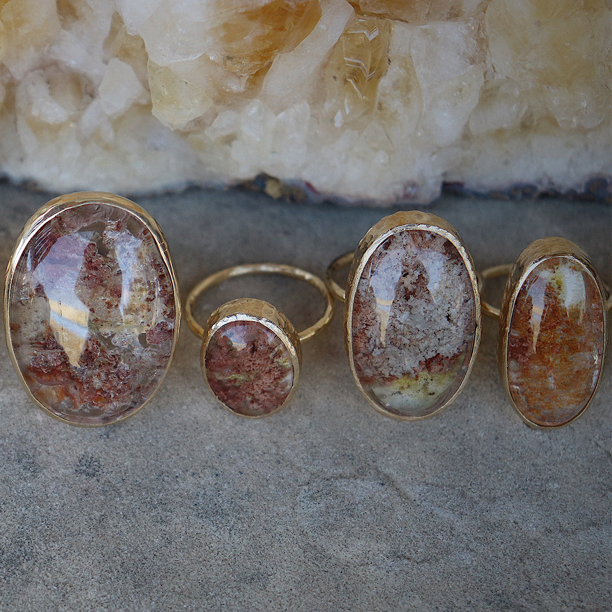 Garden Quartz Elfin Ring