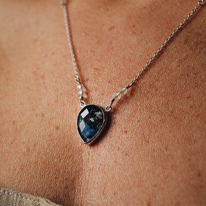 Azurite Crystal Necklace