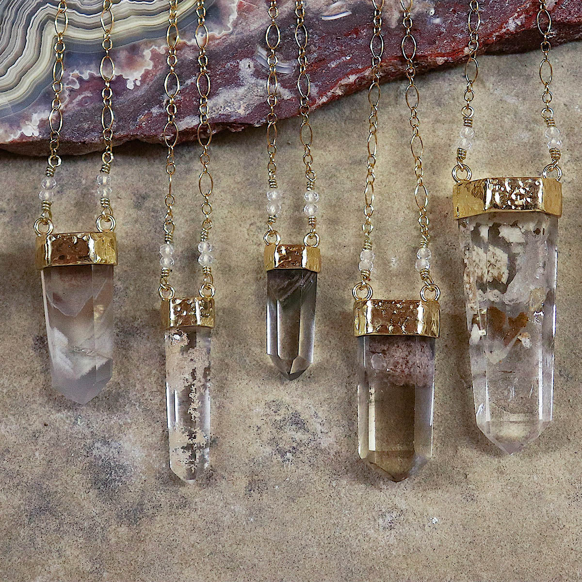 Rose Phantom Wand Necklace