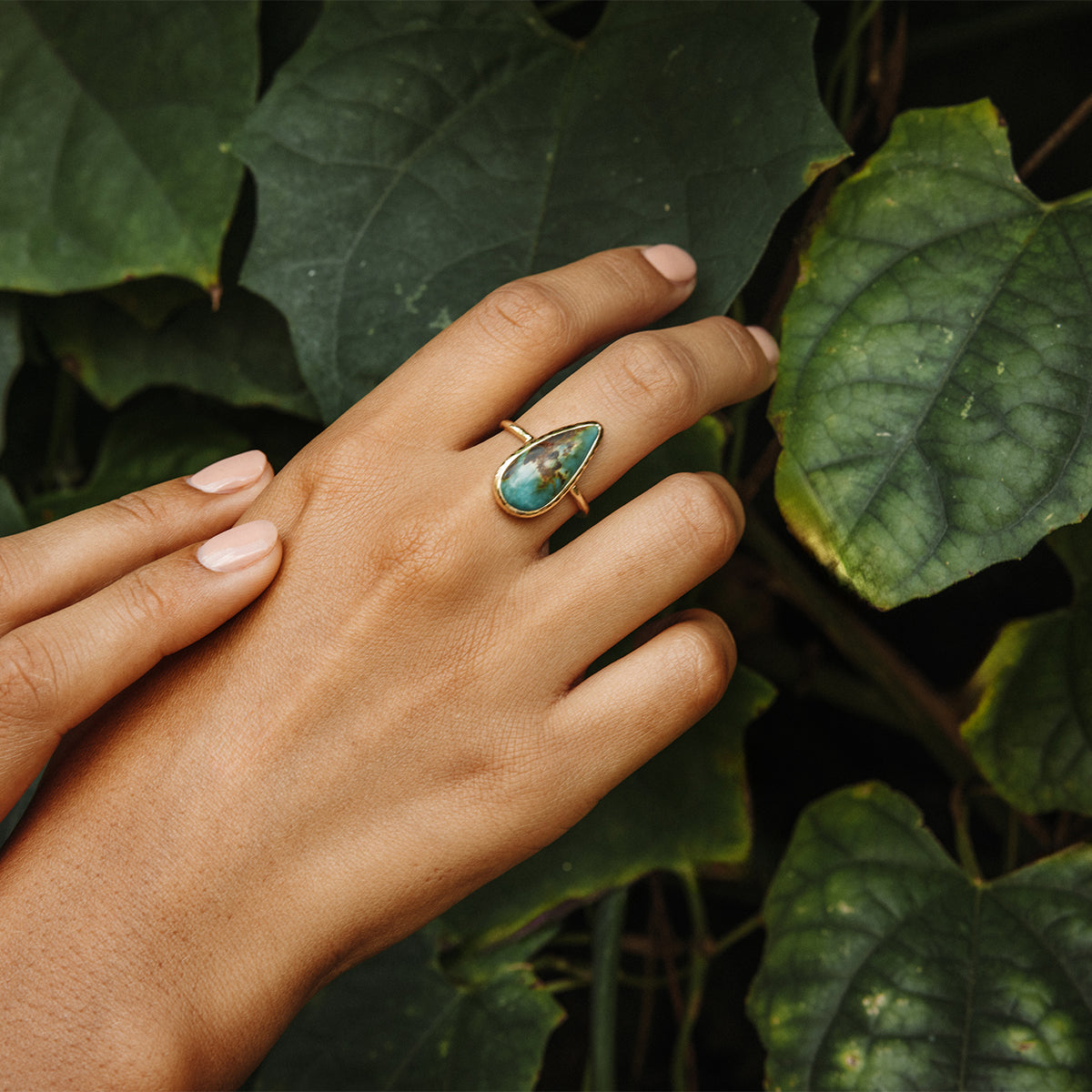 Royston Turquoise Elfin Ring