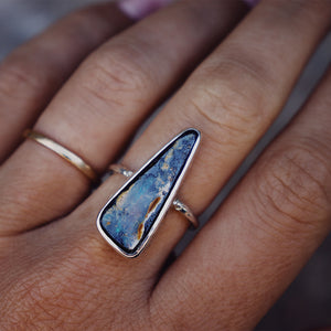 Boulder Opal Elfin Ring