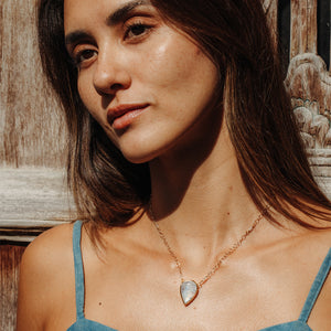 Rainbow Moonstone Necklace