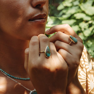 Royston Turquoise Elfin Ring