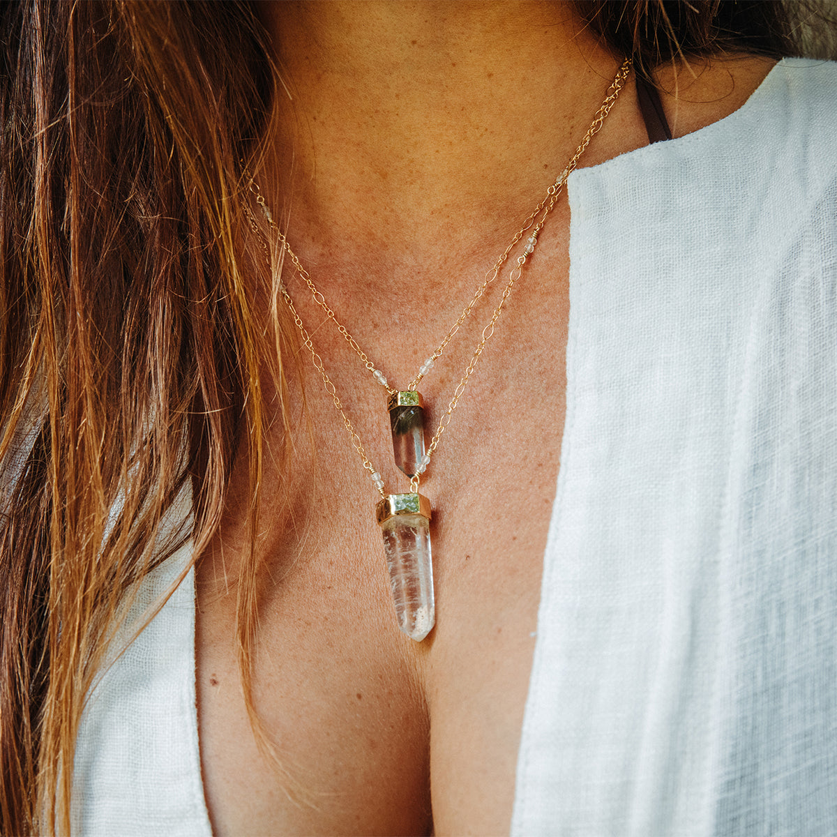 Rose Phantom Wand Necklace