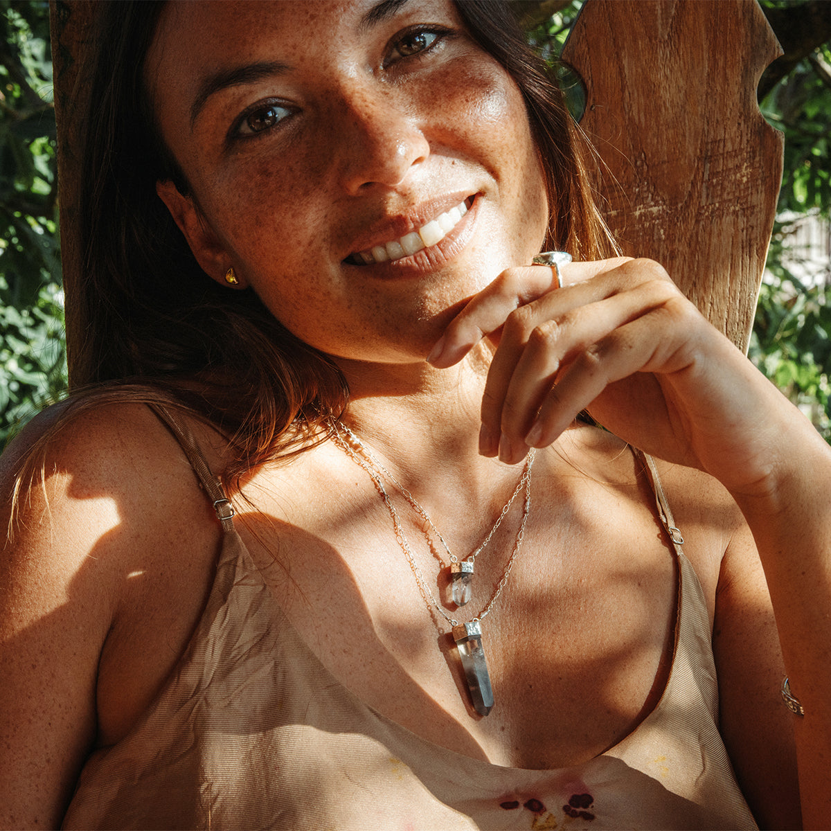 Rose Phantom Wand Necklace