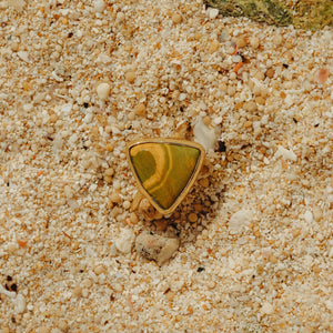 Ocean Jasper Elfin Ring