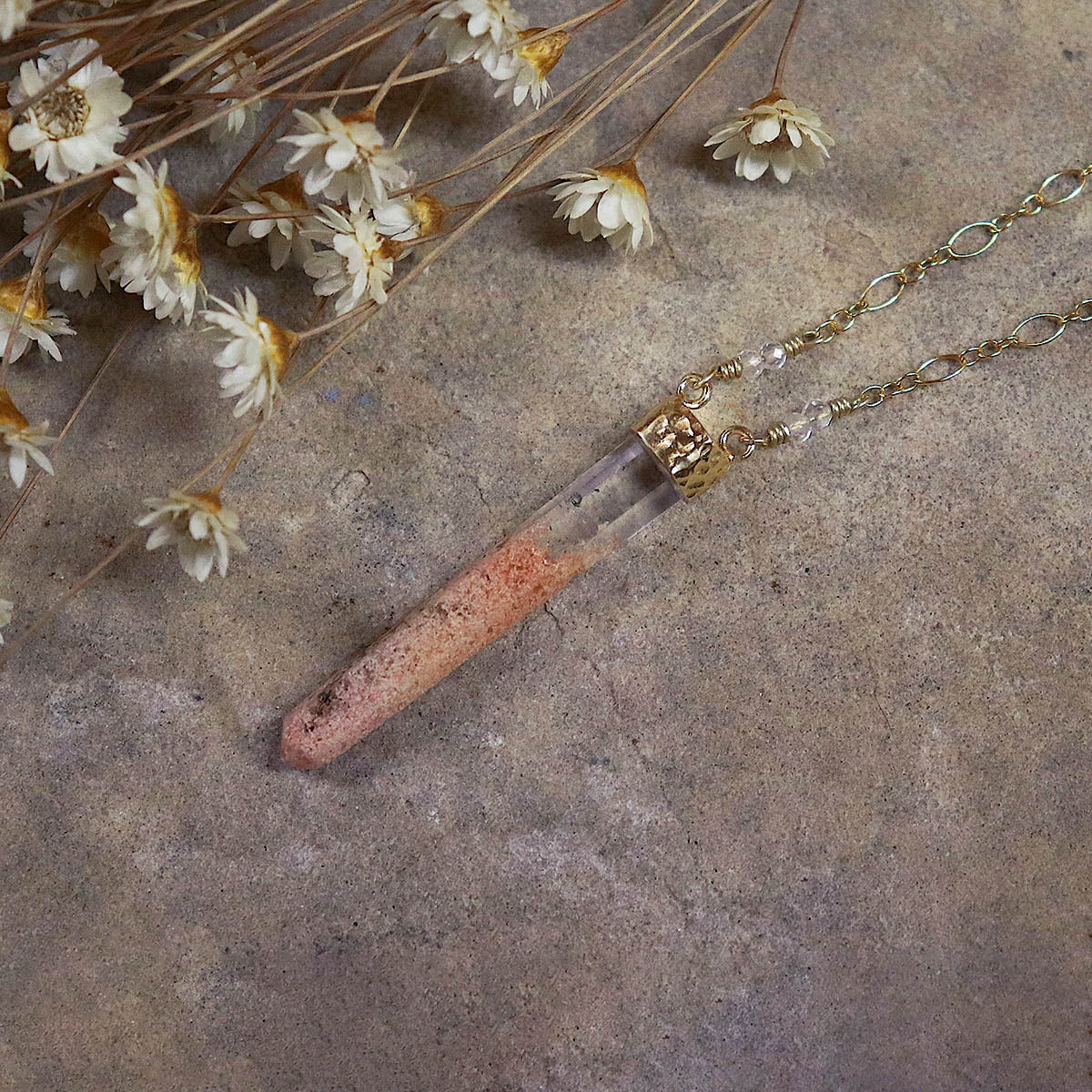 Rose Phantom Wand Necklace