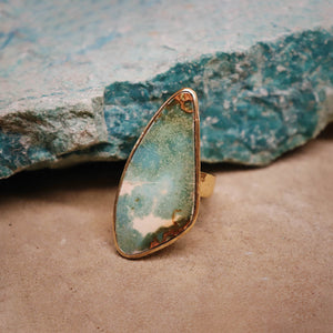 Copper Chrysocolla Ring