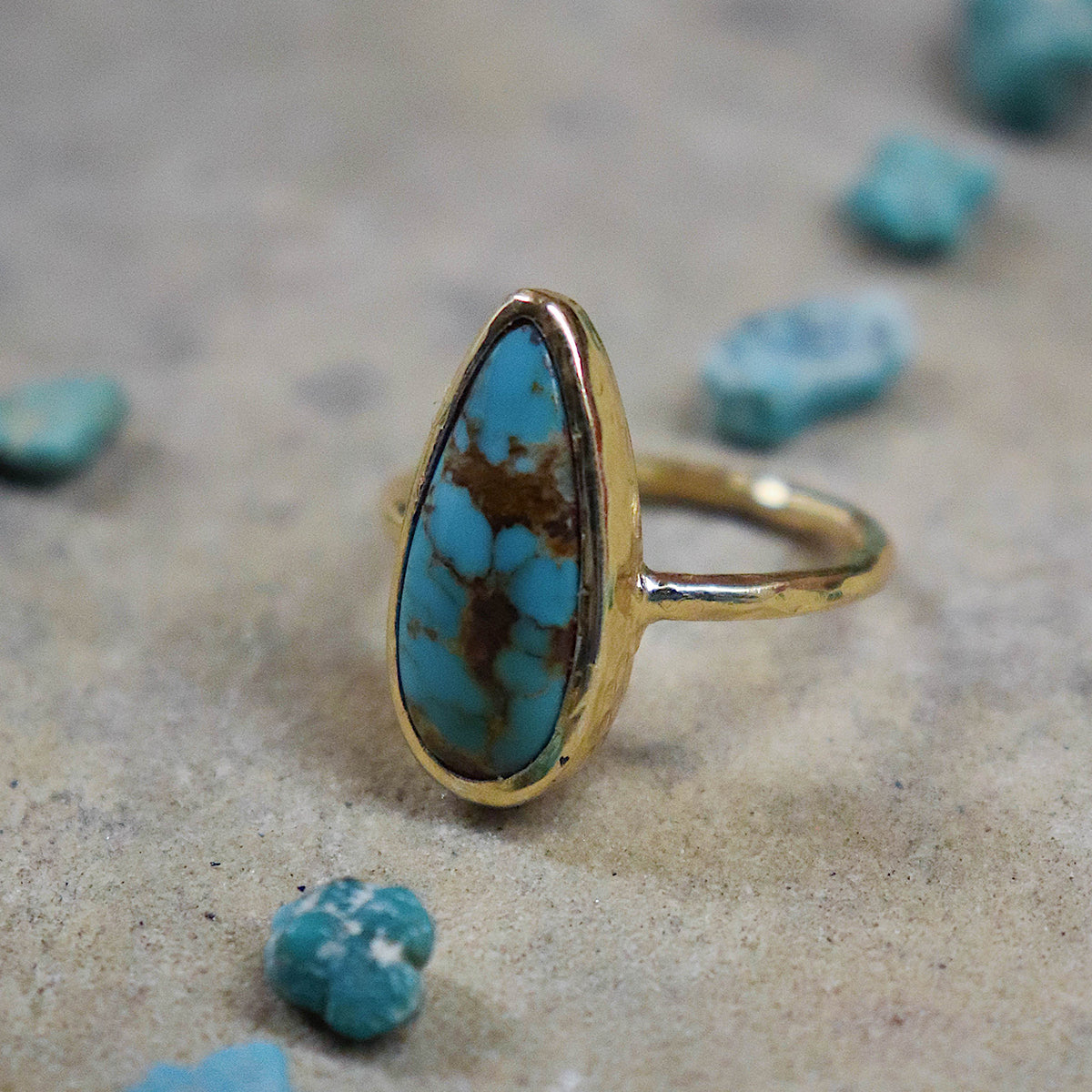 Royston Turquoise Elfin Ring