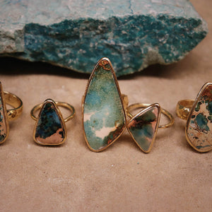 Copper Chrysocolla Ring