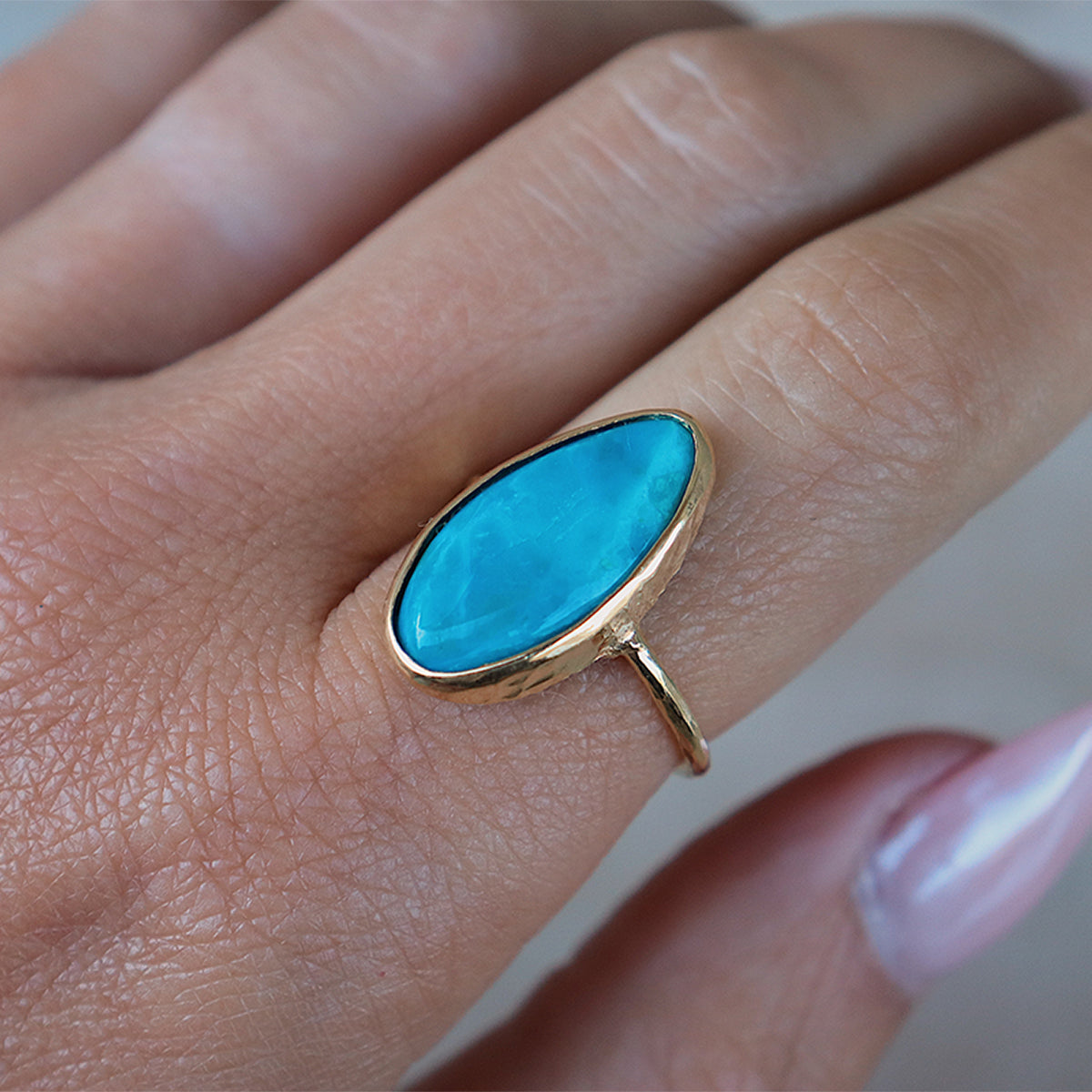 Andean Opal Elfin Ring