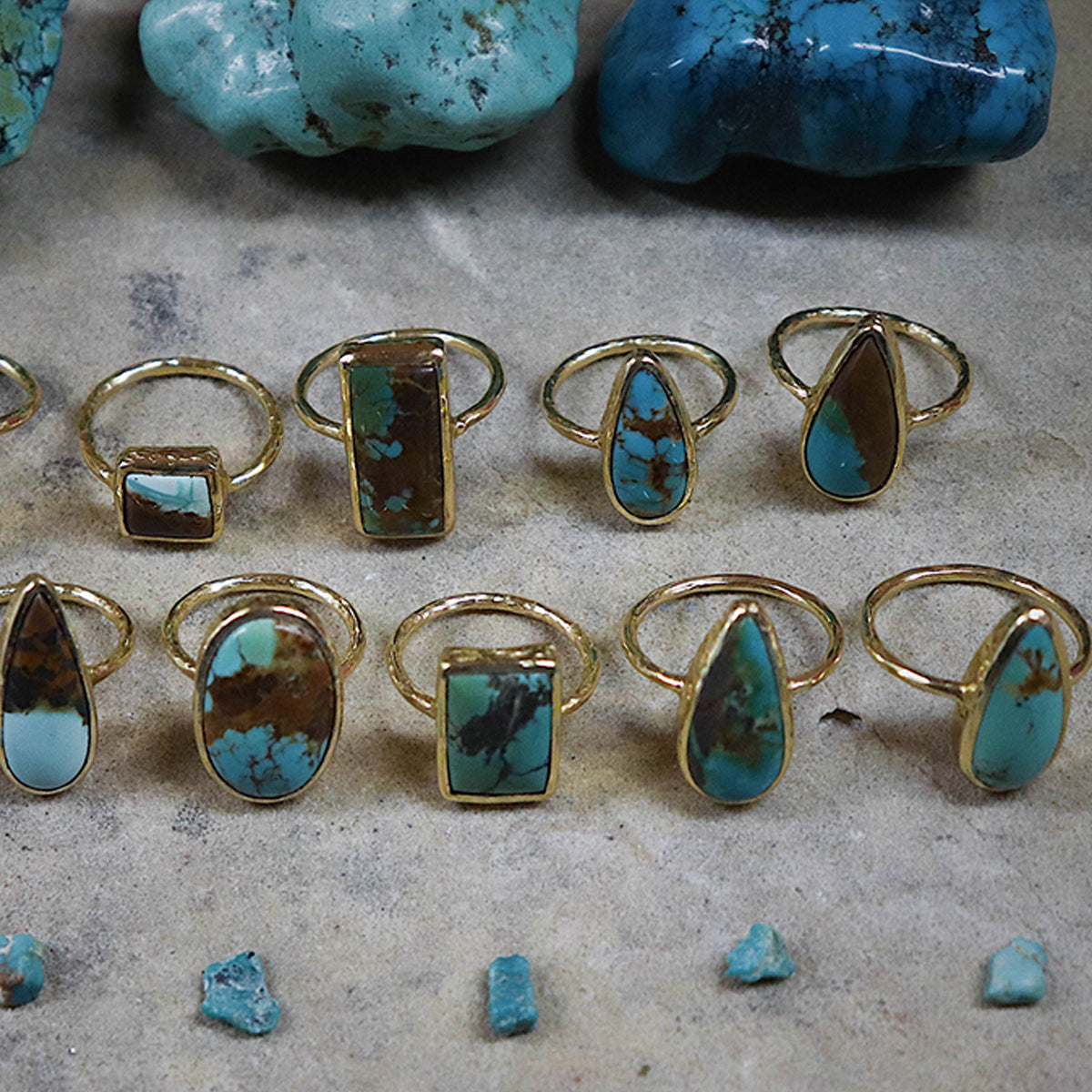 Royston Turquoise Elfin Ring