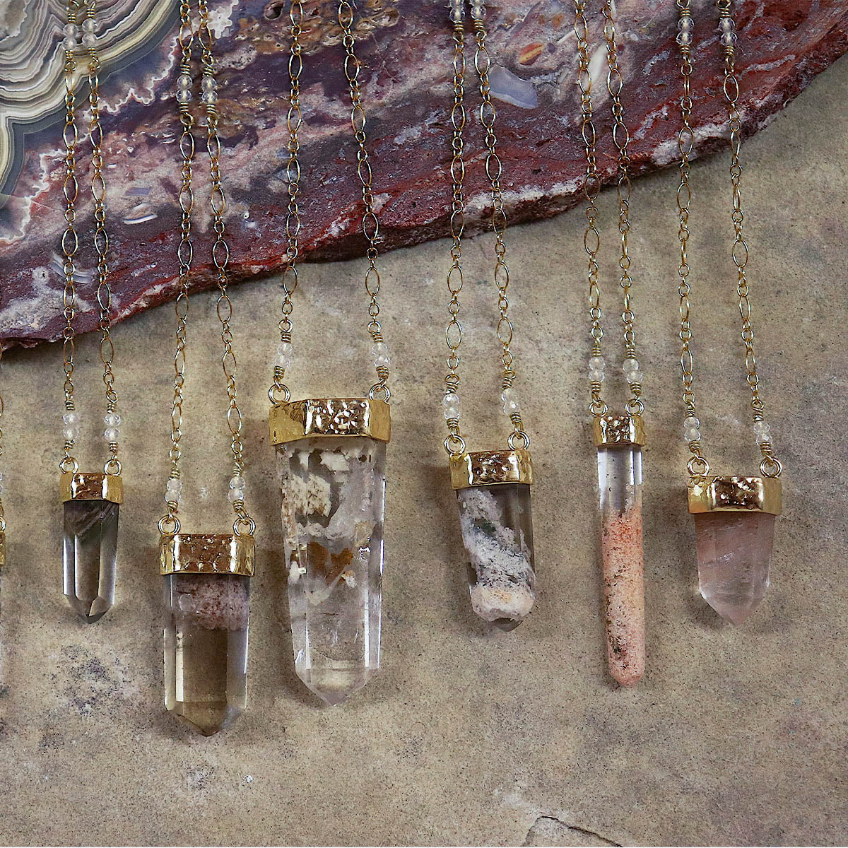 Rose Phantom Wand Necklace