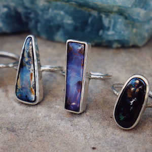 Boulder Opal Elfin Ring