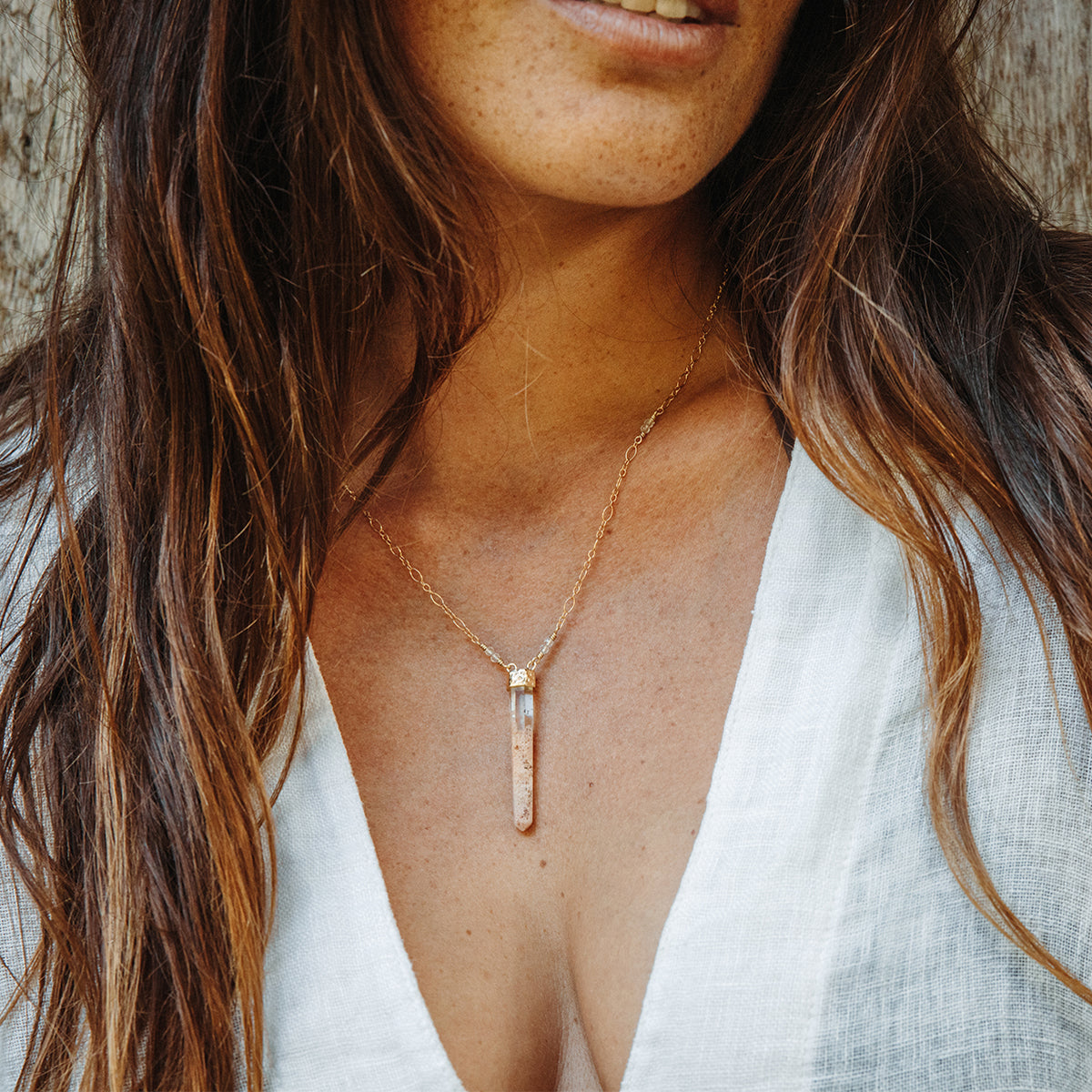 Rose Phantom Wand Necklace