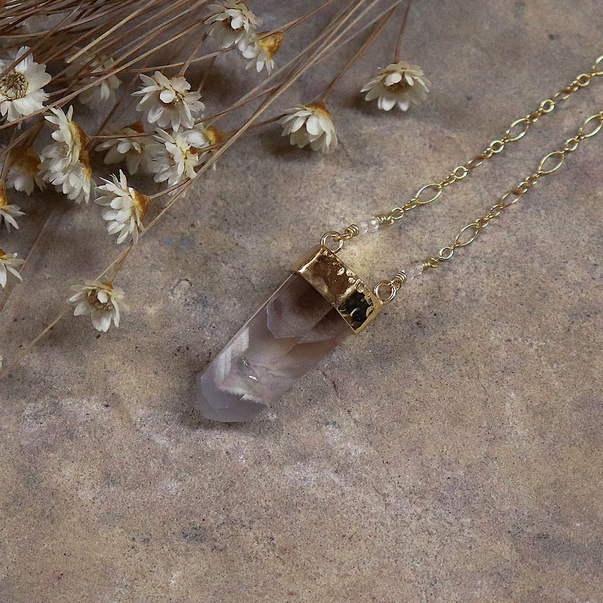 Rose Phantom Wand Necklace