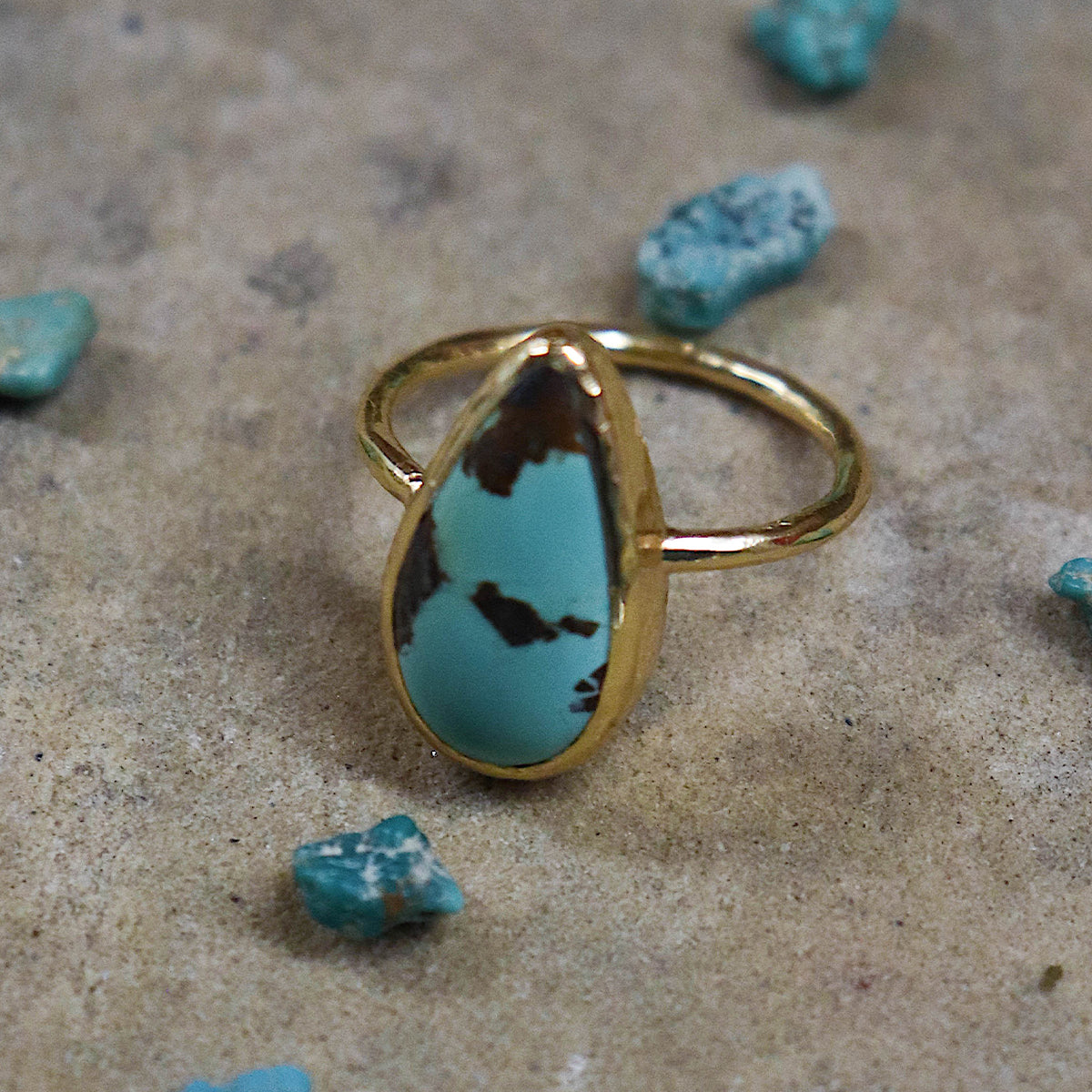 Royston Turquoise Elfin Ring