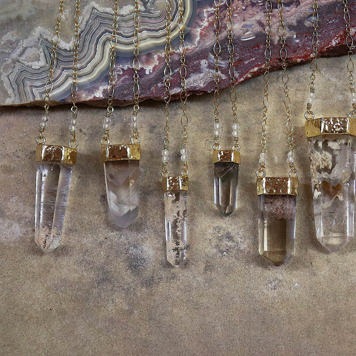 Rose Phantom Wand Necklace