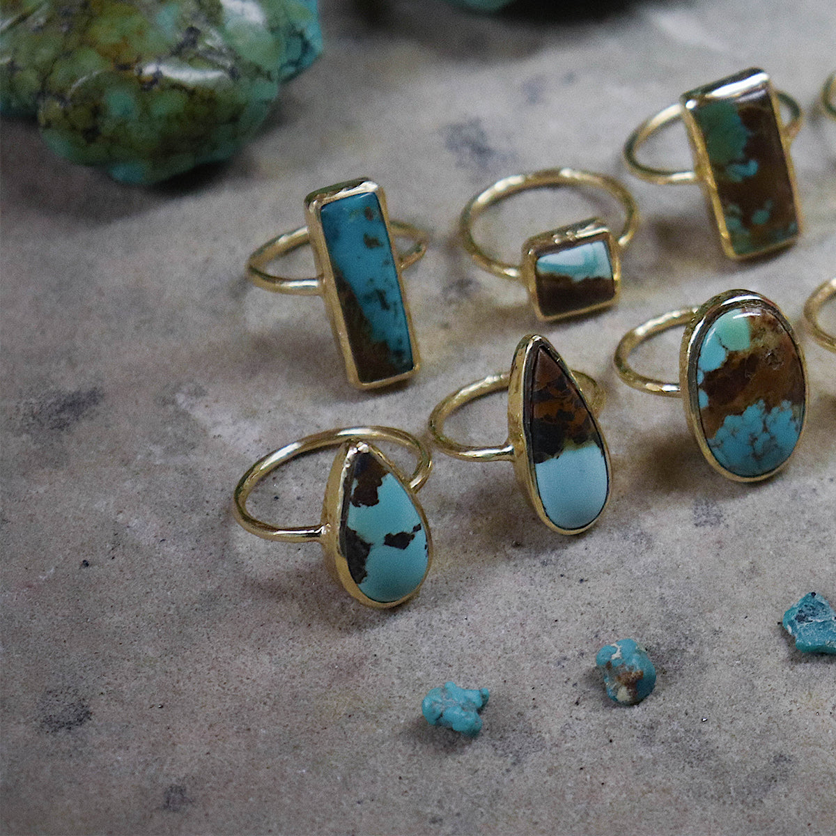 Royston Turquoise Elfin Ring