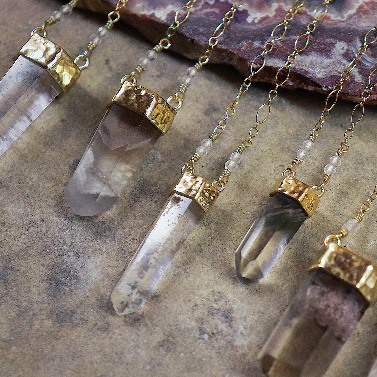 Rose Phantom Wand Necklace