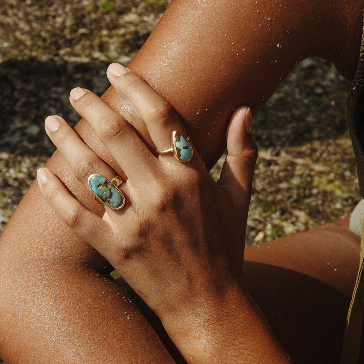 Royston Turquoise Elfin Ring